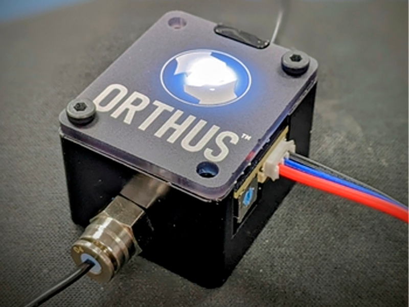 Orthus monitor with filament inserted
